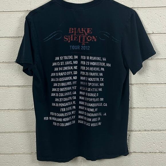 Blake Shelton Black Band Tee size M - Picture 2 of 8